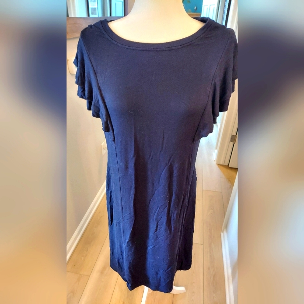 Flutter sleeve dress